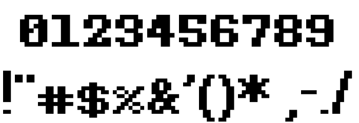 Xilla Bold Font OTHER CHARS