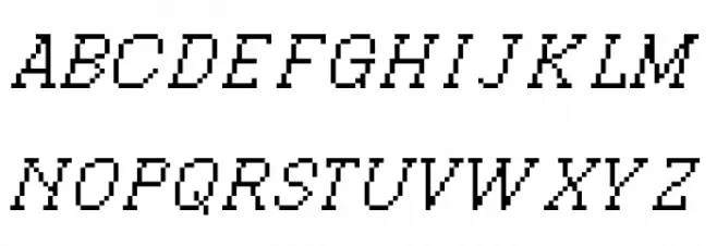 Xilla Italic Polices MAJUSCULES