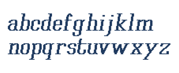 Xilla Pro Bold Italic Lowercase