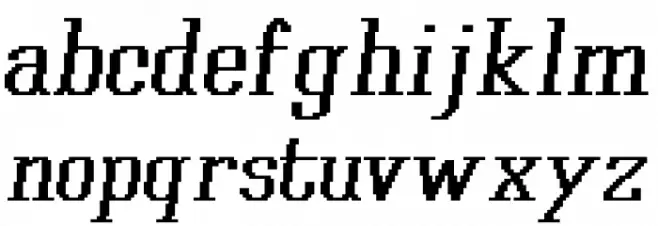 Xilla Pro Bold Italic फ़ॉन्ट लोअरकेस