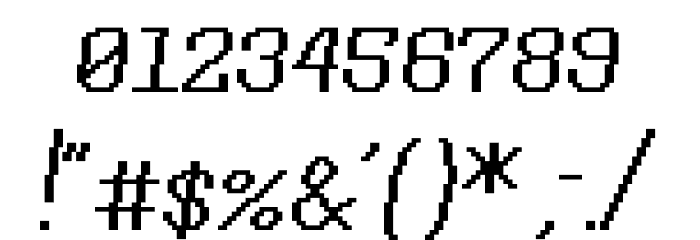 Xilla Pro Medium Italic Font OTHER CHARS