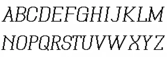 Xilla Pro Medium Italic Font Litere mari