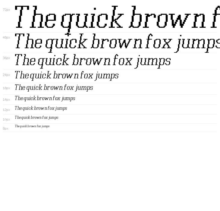 Xilla Pro Medium Italic Waterfall