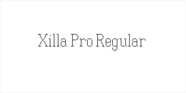 Xilla Pro Regular Logo
