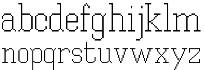 Xilla Pro Regular Font LOWERCASE