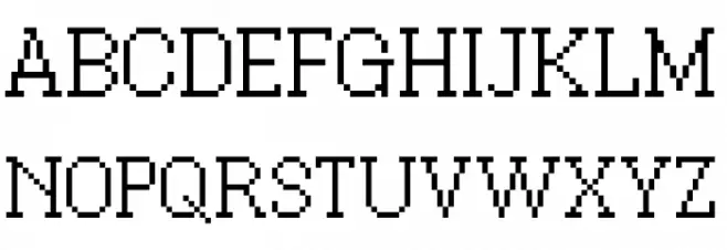Xilla Regular Font UPPERCASE