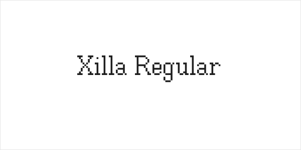 Xilla Regular Logo