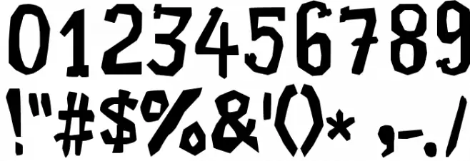 Xilo Galdino 2 フォント その他の文字