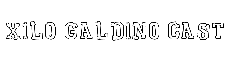 Xilo Galdino Cast  Descarca Fonturi Gratis