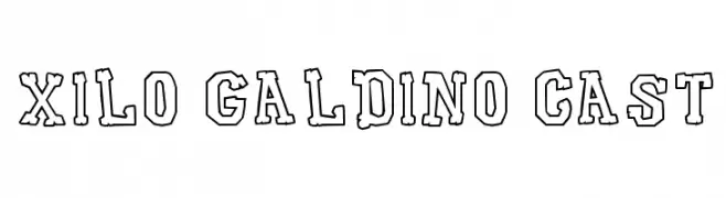 Xilo Galdino Cast  नि: शुल्क फ़ॉन्ट्स डाउनलोड