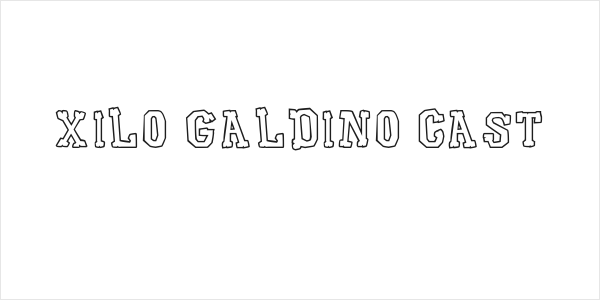 Xilo Galdino Cast Logo