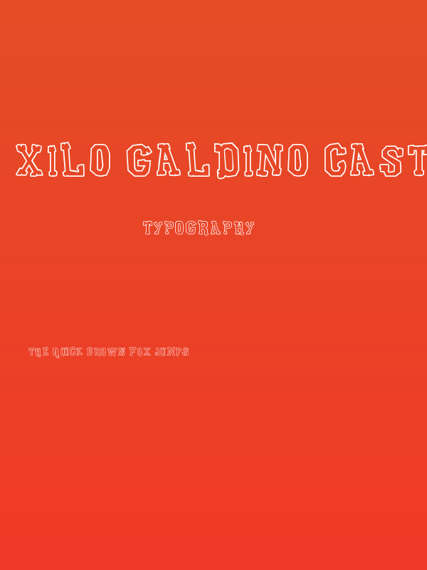 Xilo Galdino Cast Poster