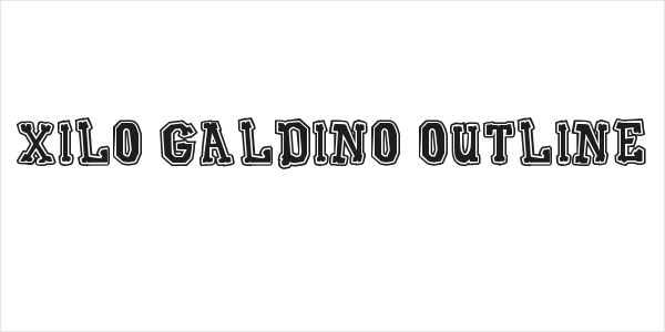 Xilo Galdino Outline Logo