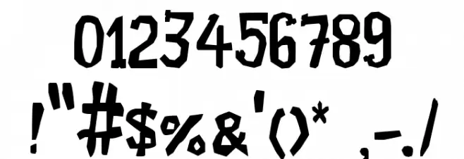 Xilo Galdino Font OTHER CHARS