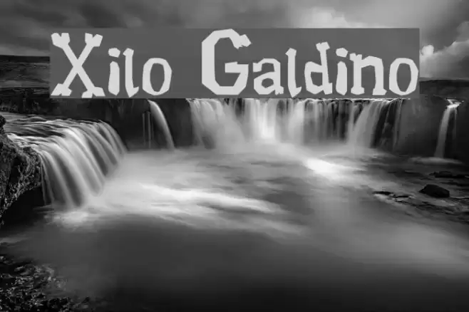 Xilo Galdino Font examples
