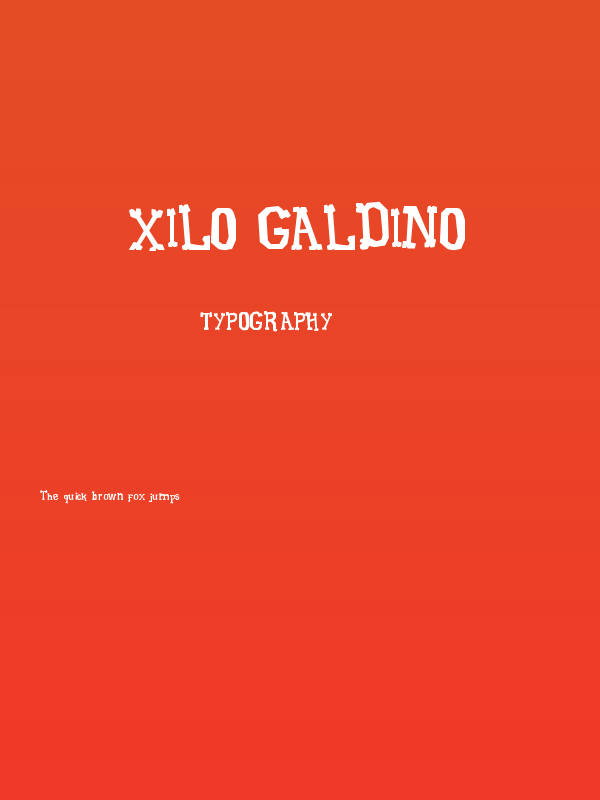 Xilo Galdino Poster