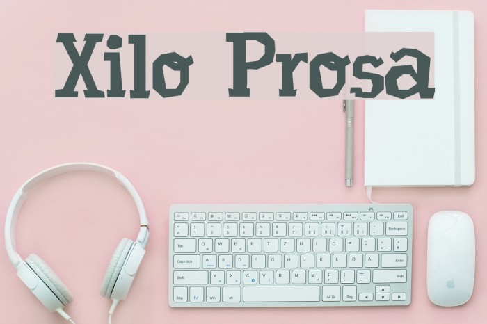 Xilo Prosa Font examples