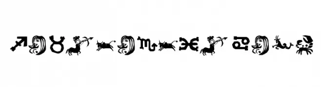 Xilo in Zodiac  font caratteri gratis