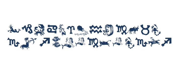 Xilo in Zodiac Lowercase