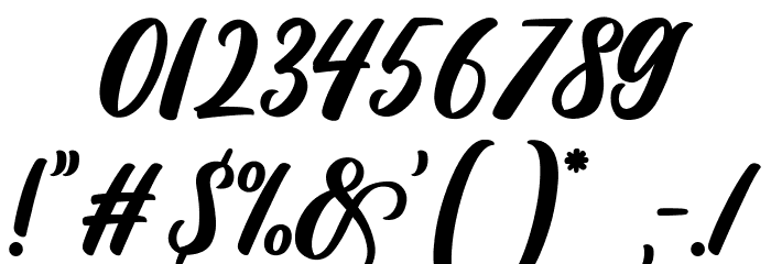Xiolien Font OTHER CHARS
