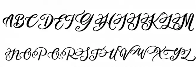 Xiolien Font UPPERCASE