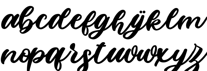 Xiolien Font LOWERCASE