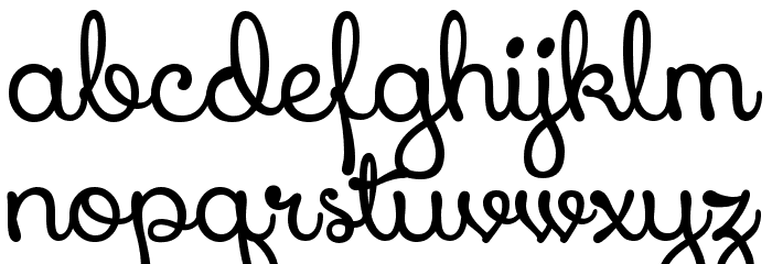 Xiomara Font LOWERCASE
