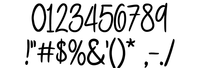 Xiomy Font OTHER CHARS