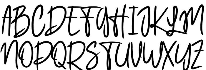 Xiomy Font UPPERCASE