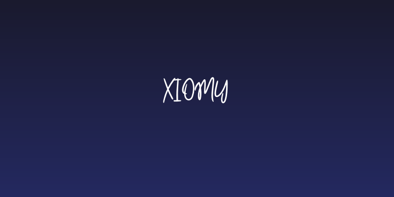 Xiomy Social Header