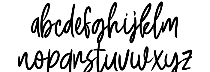 Xiomy Font LOWERCASE
