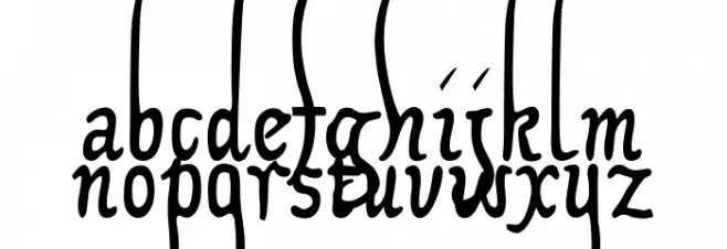 XiparosLombard Font LOWERCASE
