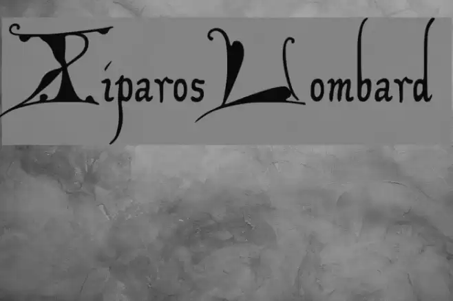 XiparosLombard Font examples