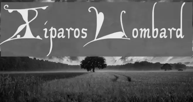 XiparosLombard Font examples
