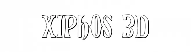 Xiphos 3D  Fuentes Gratis Descargar