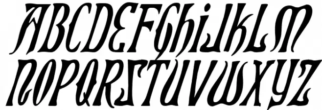 Xiphos Condensed Italic Fuentes MAYÚSCULAS