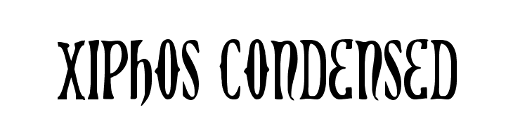 Xiphos Condensed Font