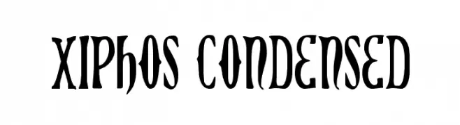 Xiphos Condensed  Fuentes Gratis Descargar