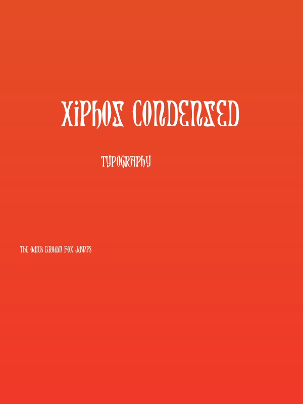 Xiphos Condensed Poster