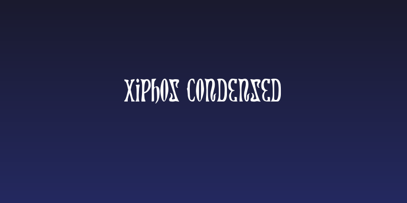 Xiphos Condensed Social Header