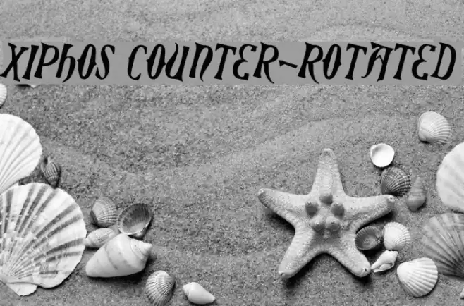 Xiphos Counter-Rotated フォント examples