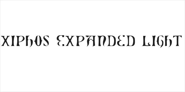 Xiphos Expanded Light Logo
