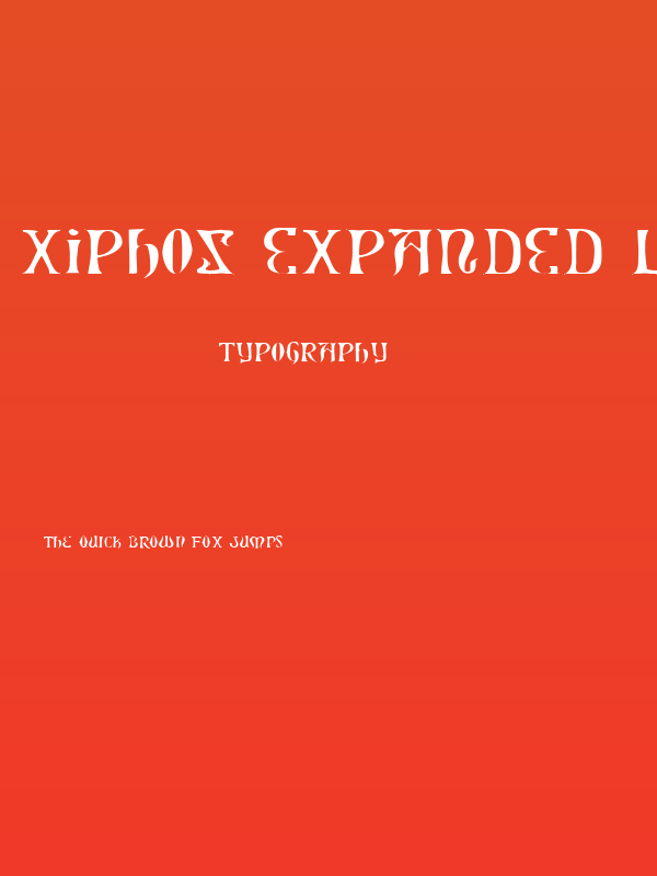Xiphos Expanded Light Poster
