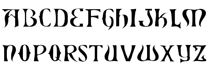 Xiphos Expanded Light Font LOWERCASE