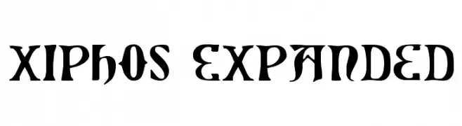 Xiphos Expanded  Frei Schriftart Herunterladen