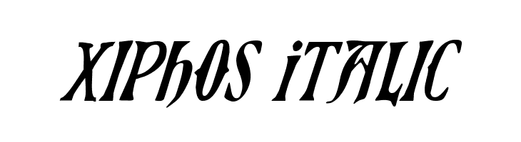 Xiphos Italic  免费字体下载