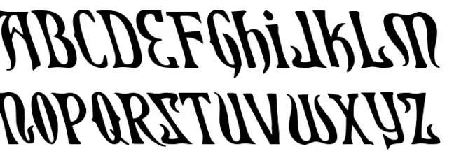 Xiphos Leftalic Schriftart Groß