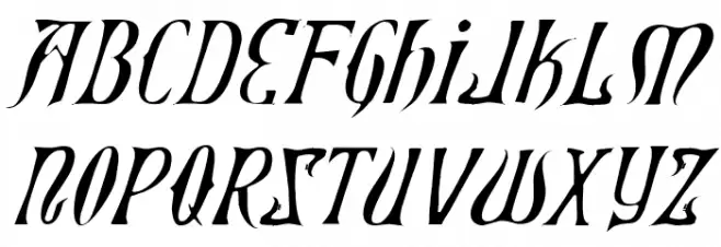 Xiphos Light Italic 字体 大写