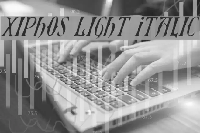 Xiphos Light Italic フォント examples