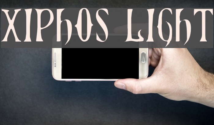 Xiphos Light Font examples